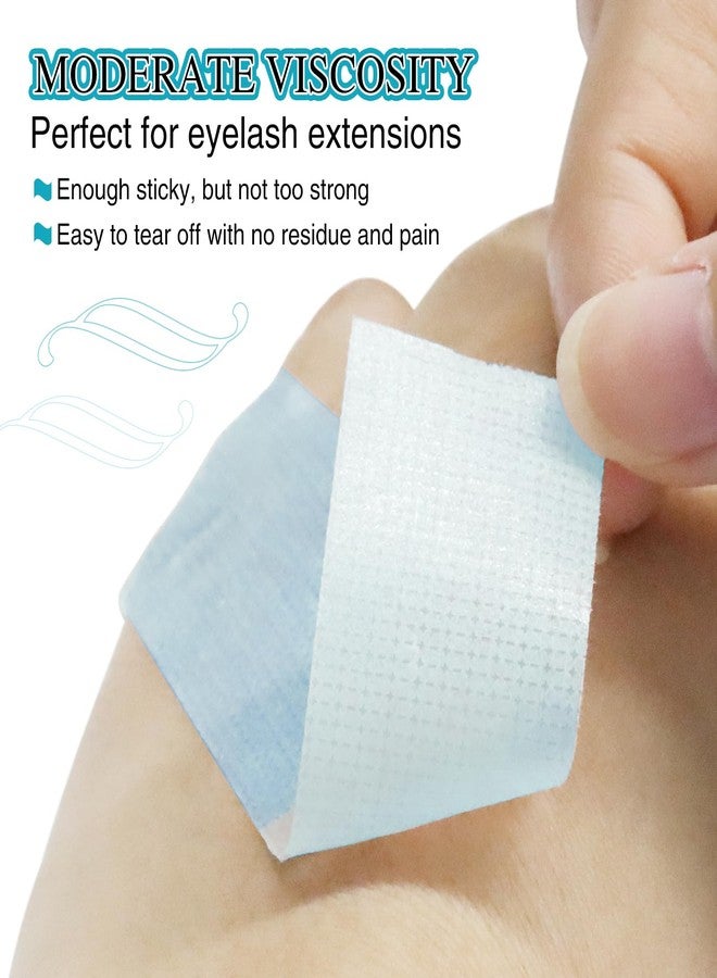 LZM Lash Tape for Eyelash Extensions,Silicone Gel Eyelash Tape for Lift/Make up, Latex Free for Sensitive Skin Lash Extensions Supplies for Eye Tech Essentials (1in x 4yd, 2Rolls Blue) - Image 3